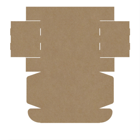 Короб самосборный с ушками 330*200*80 Белый В